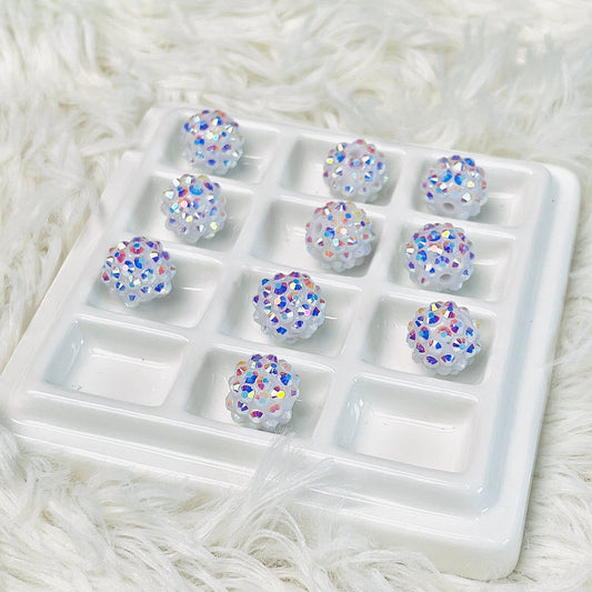 14MM RihineStone White