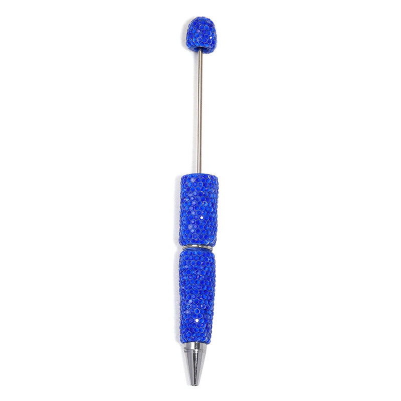 New candy-colored full diamond pen, clay fluorescent diamond pen, luxury rhinestone beading gift pen, diy ballpoint pen