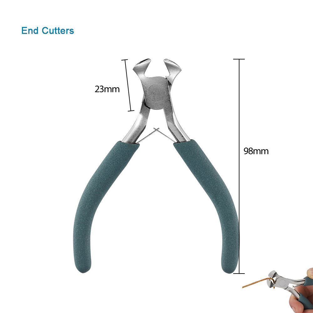 Mini Jewelry Pliers 55 Steel/Chrome Vanadium Steel Handmade Pliers Pointed Nozzle Round Nozzle Bevel Pliers High Quality Jewelry Pliers