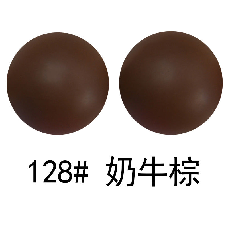 严选硅胶珠子圆珠15mm糖果色硅胶珠婴儿食品级diy奶嘴链