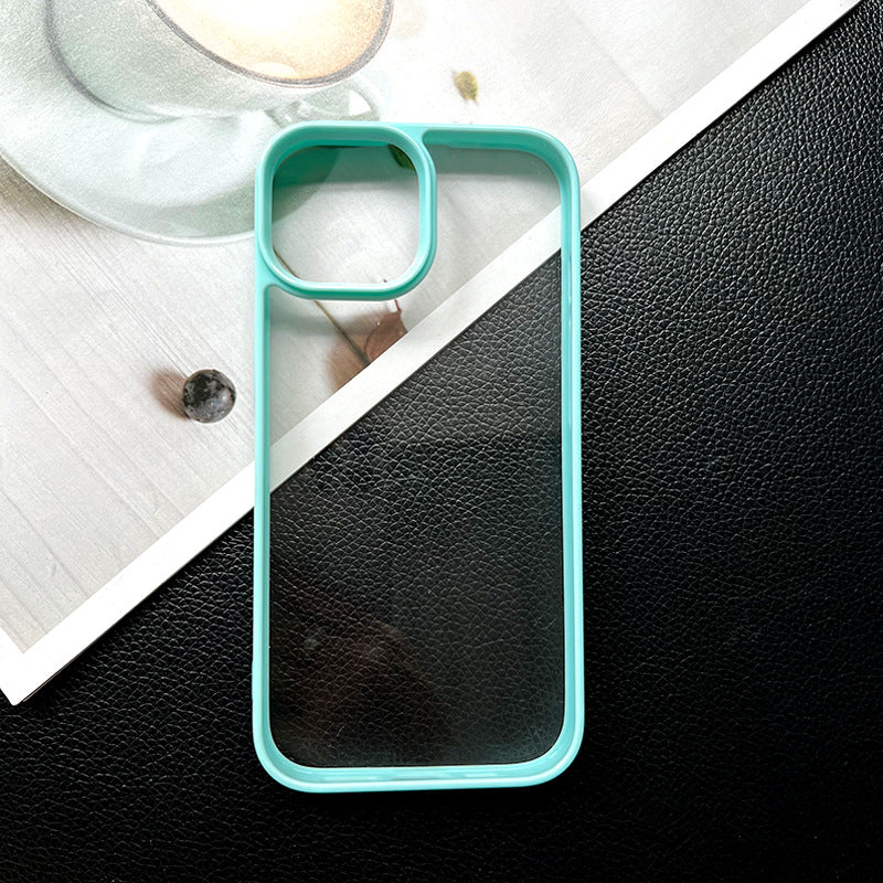 Diy groove mobile phone case suitable for glue cream glue special transparent case