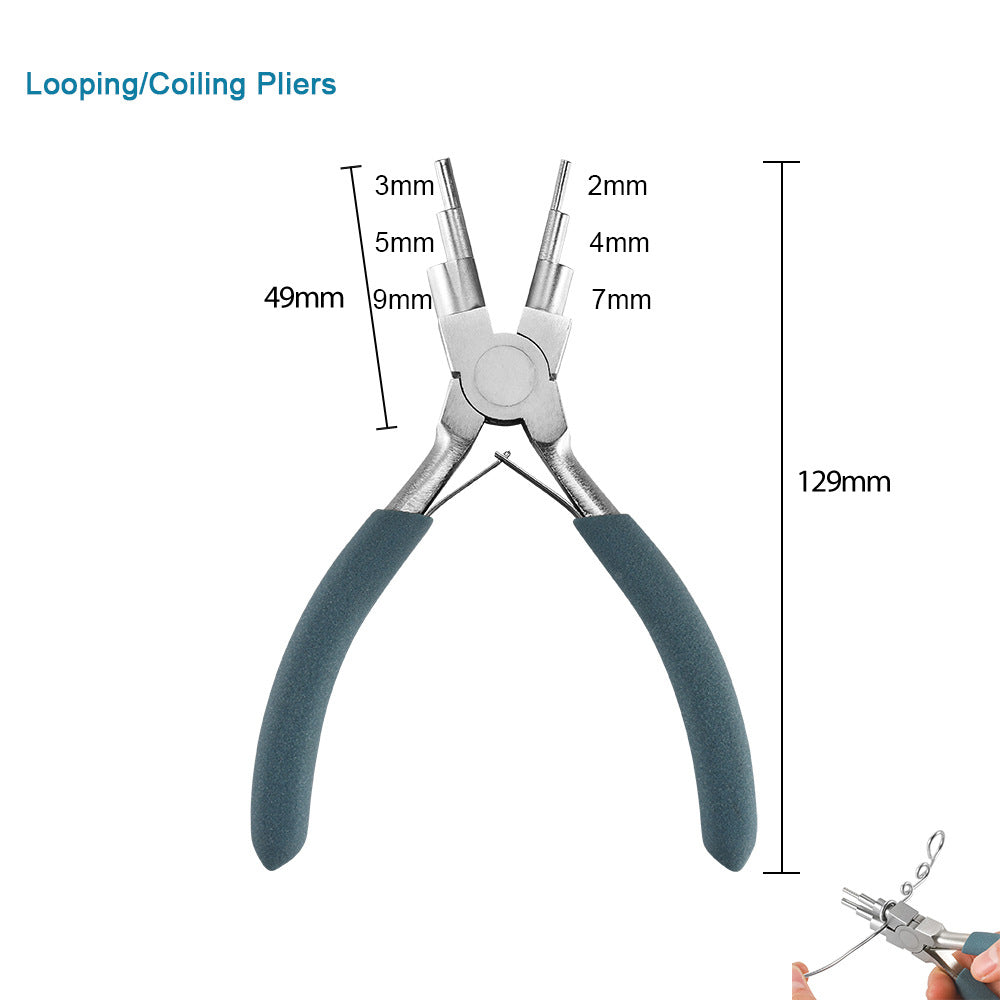 Mini Jewelry Pliers 55 Steel/Chrome Vanadium Steel Handmade Pliers Pointed Nozzle Round Nozzle Bevel Pliers High Quality Jewelry Pliers
