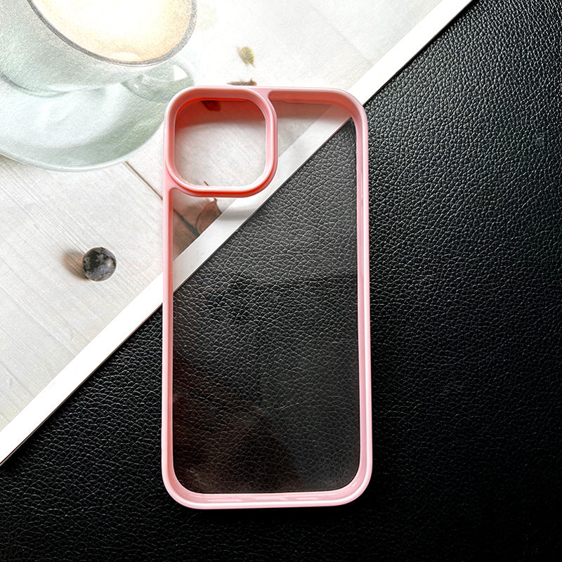 Diy groove mobile phone case suitable for glue cream glue special transparent case
