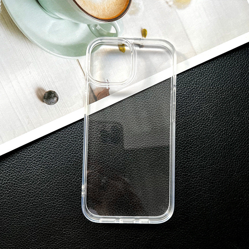 Diy groove mobile phone case suitable for glue cream glue special transparent case