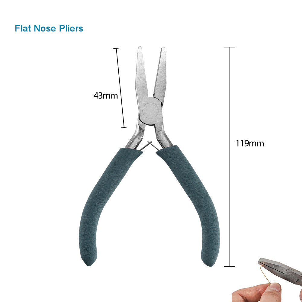 Mini Jewelry Pliers 55 Steel/Chrome Vanadium Steel Handmade Pliers Pointed Nozzle Round Nozzle Bevel Pliers High Quality Jewelry Pliers