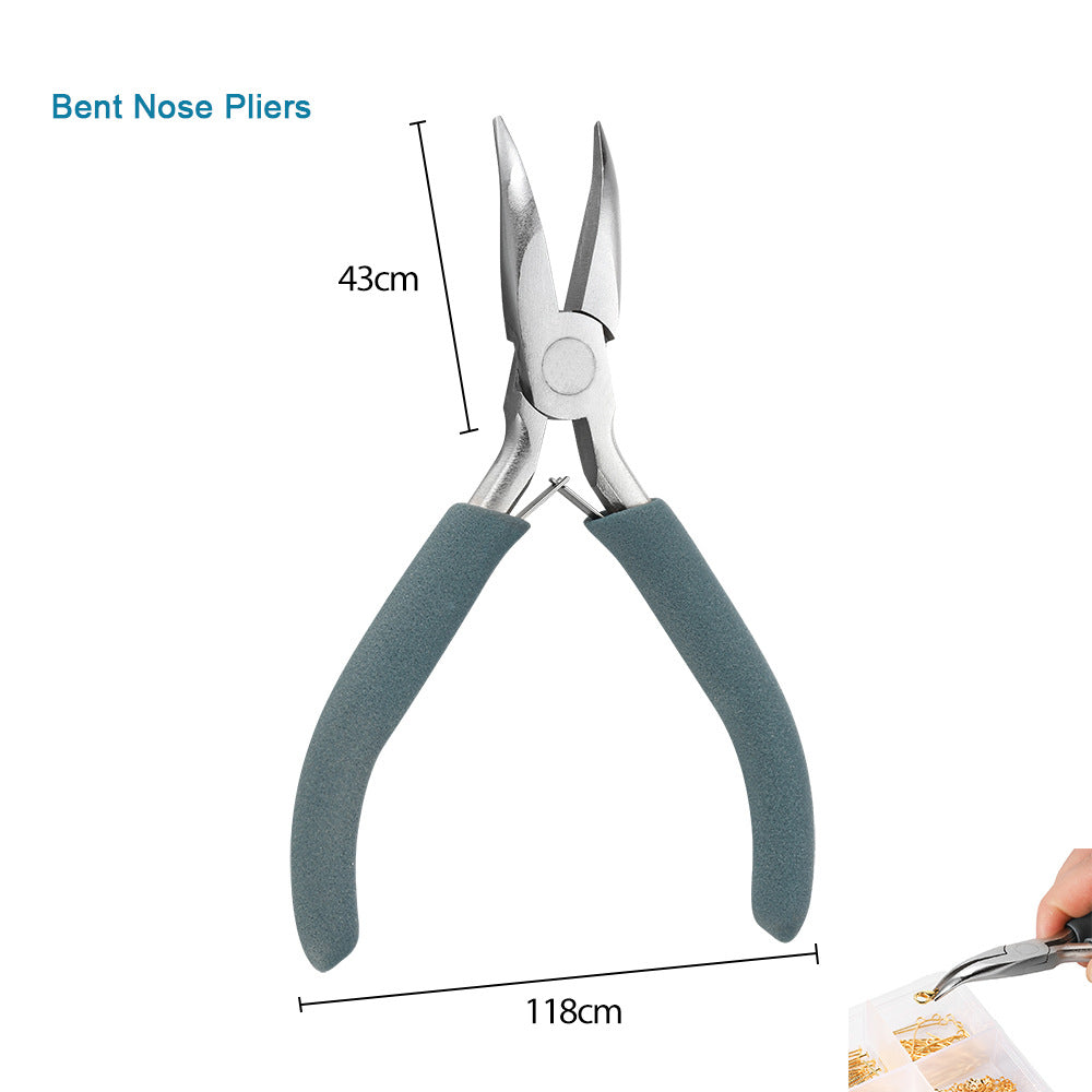Mini Jewelry Pliers 55 Steel/Chrome Vanadium Steel Handmade Pliers Pointed Nozzle Round Nozzle Bevel Pliers High Quality Jewelry Pliers