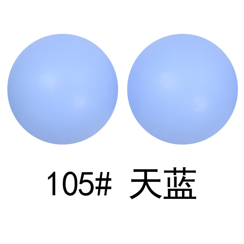 严选硅胶珠子圆珠15mm糖果色硅胶珠婴儿食品级diy奶嘴链