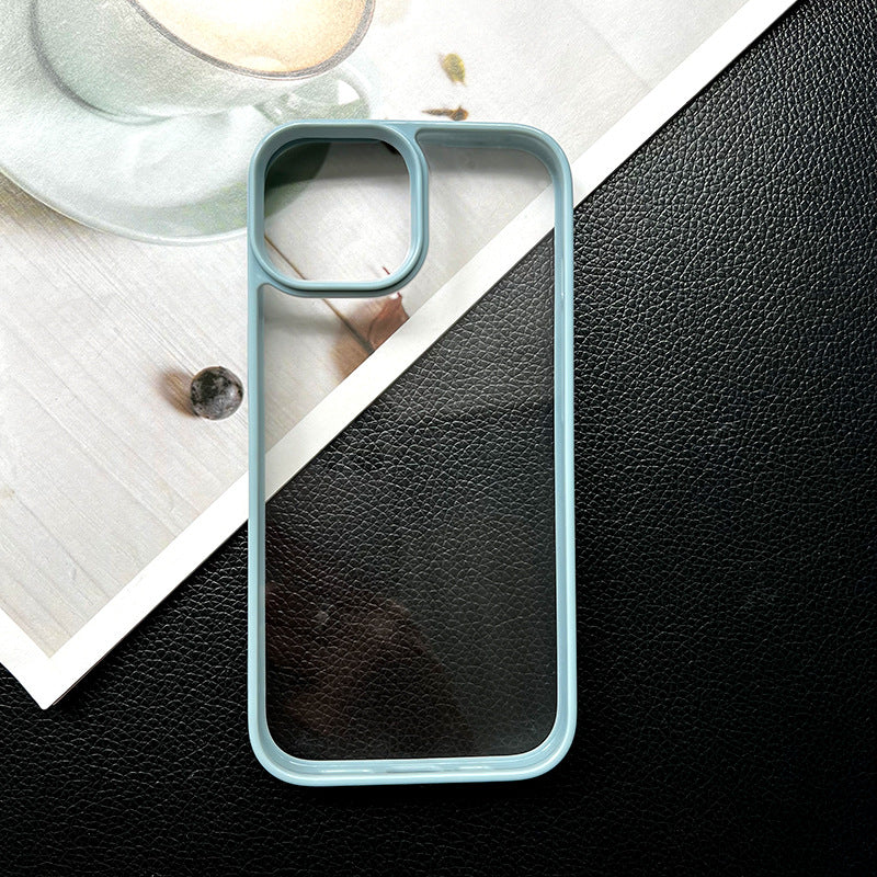 Diy groove mobile phone case suitable for glue cream glue special transparent case