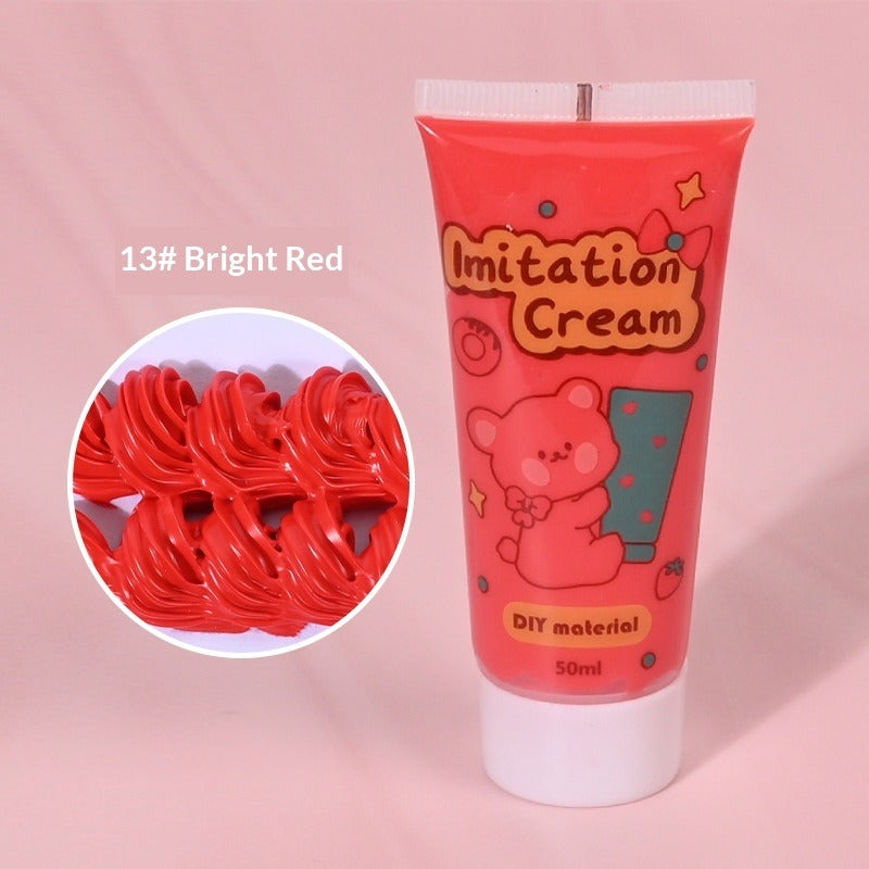 bright red cream clue