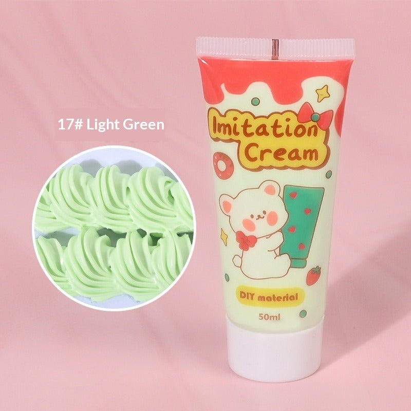 light green cream clue