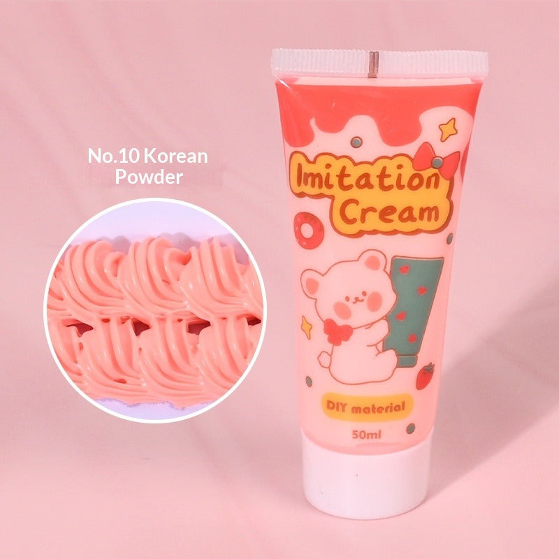 peach color cream clue