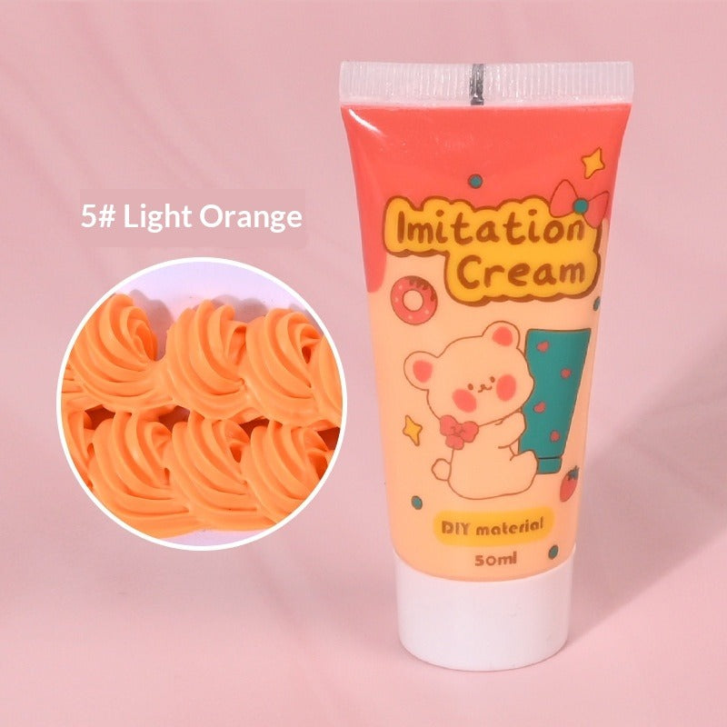 rayraydiy light orange color cream clue
