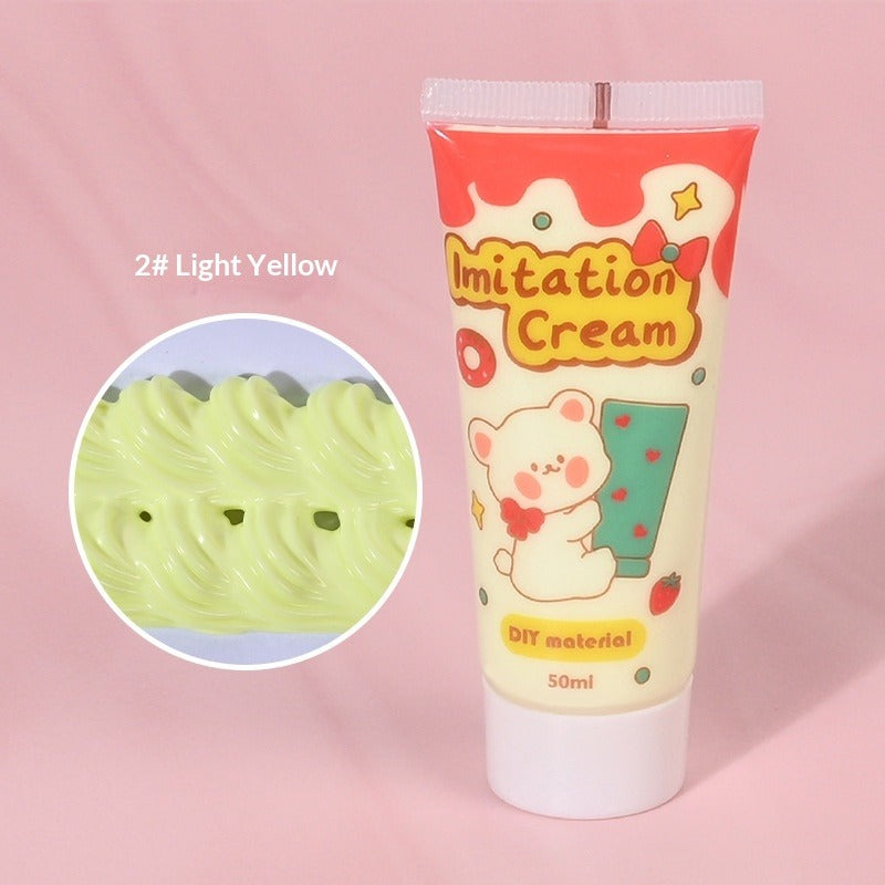 rayraydiy light yellow color cream clue